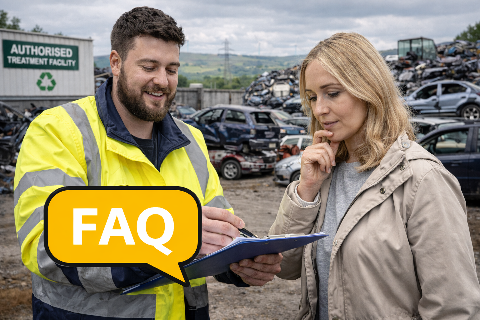 Scrap car FAQs and advice in Leigh